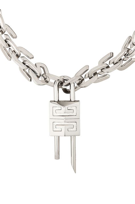 givenchy g lock necklace|givenchy crown of thorns necklace.